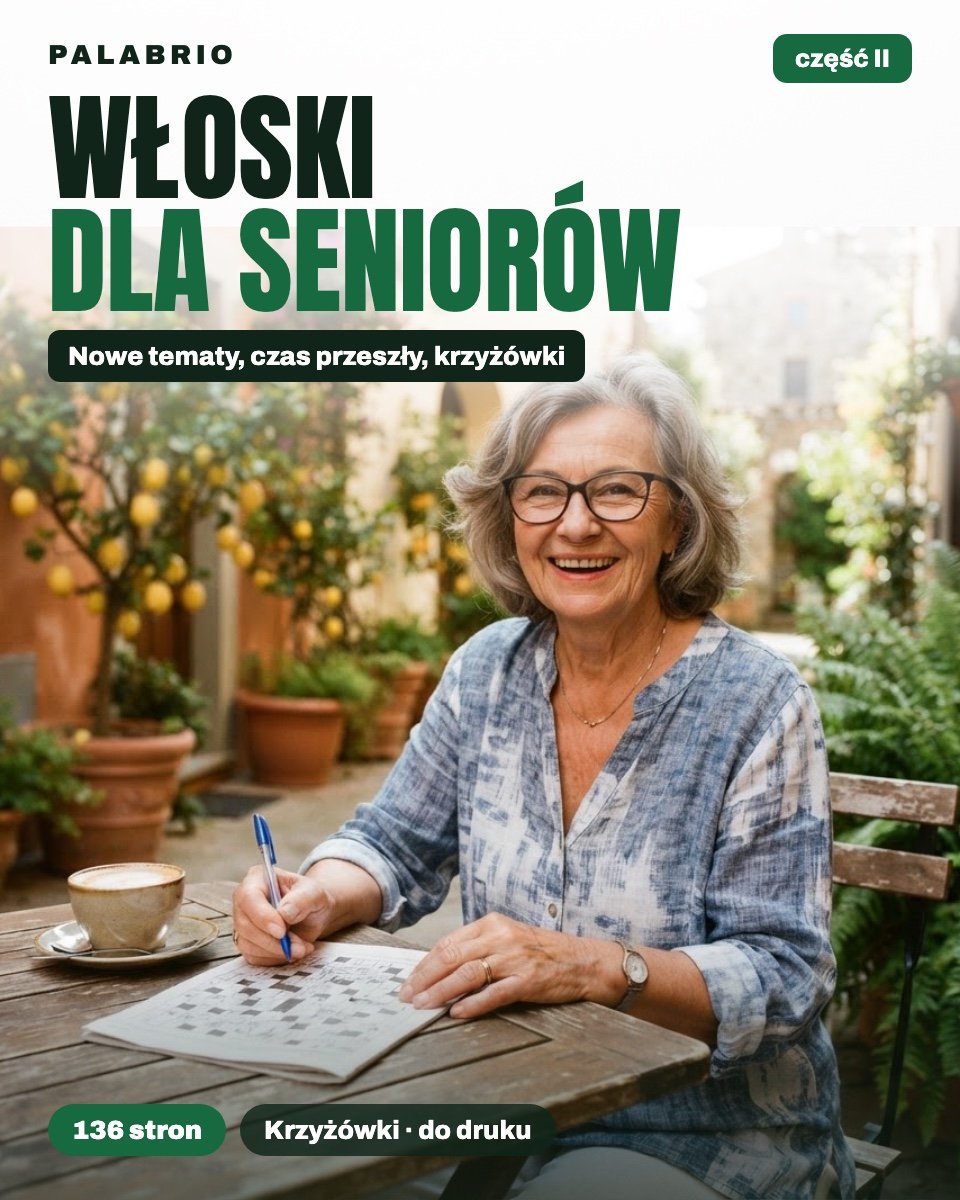 Okładka: Włoski dla seniorów, część II