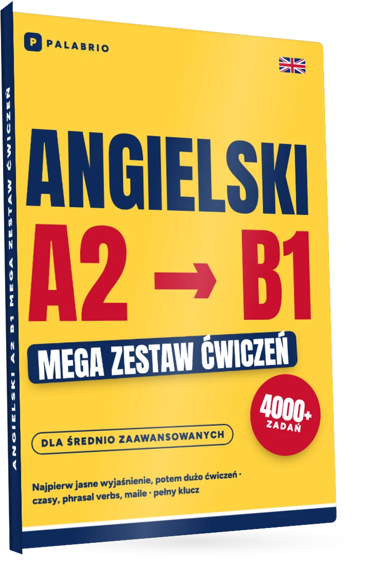 Okładka: Angielski A2/B1: mega zestaw ćwiczeń