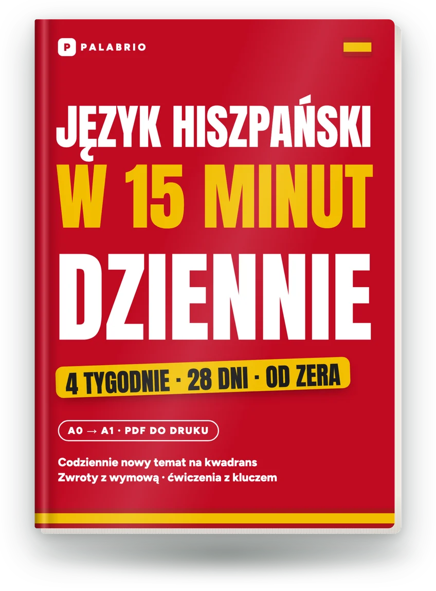 Okładka: Język hiszpański w 15 minut dziennie