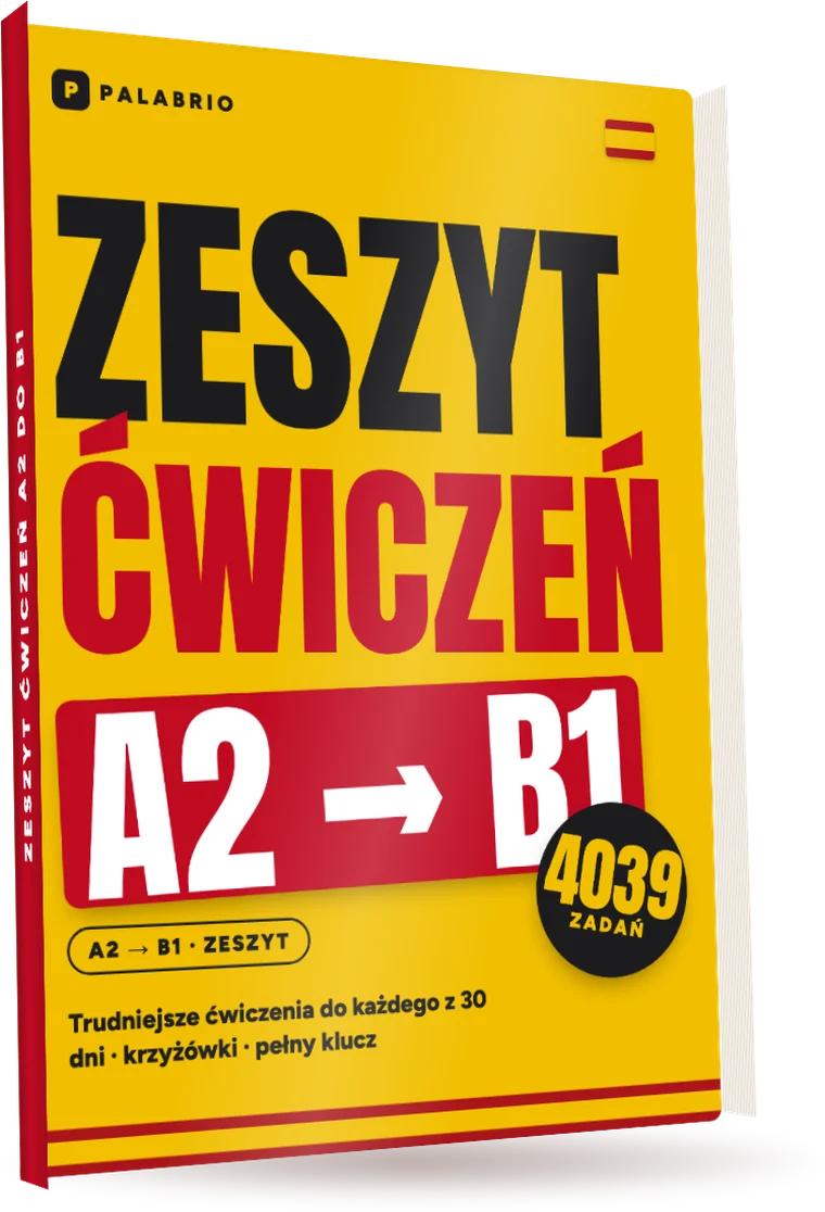 Okładka: Zeszyt ćwiczeń A2 do B1