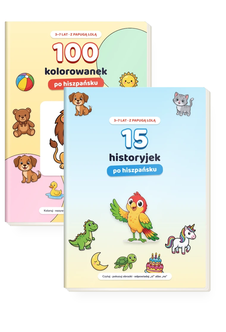 Okładka: 100 kolorowanek + 15 historyjek