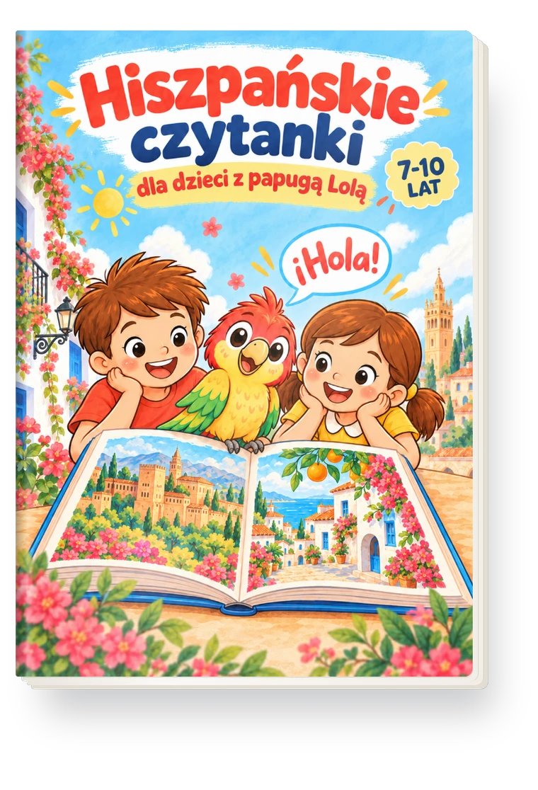 Okładka: Hiszpańskie czytanki dla dzieci 7-10 lat