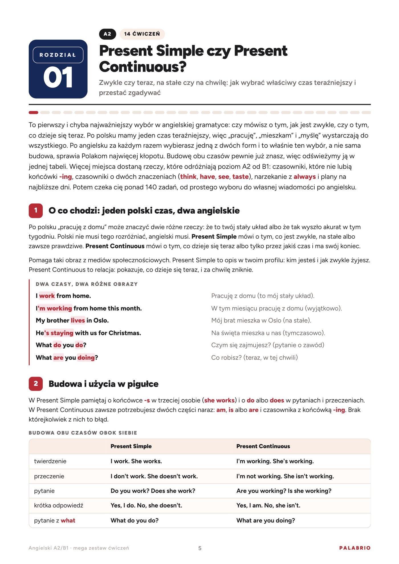Początek rozdziału i wyjaśnienie