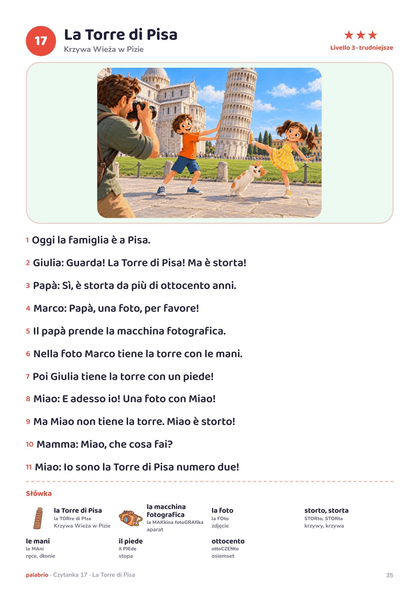 Poziom 3: La Torre di Pisa