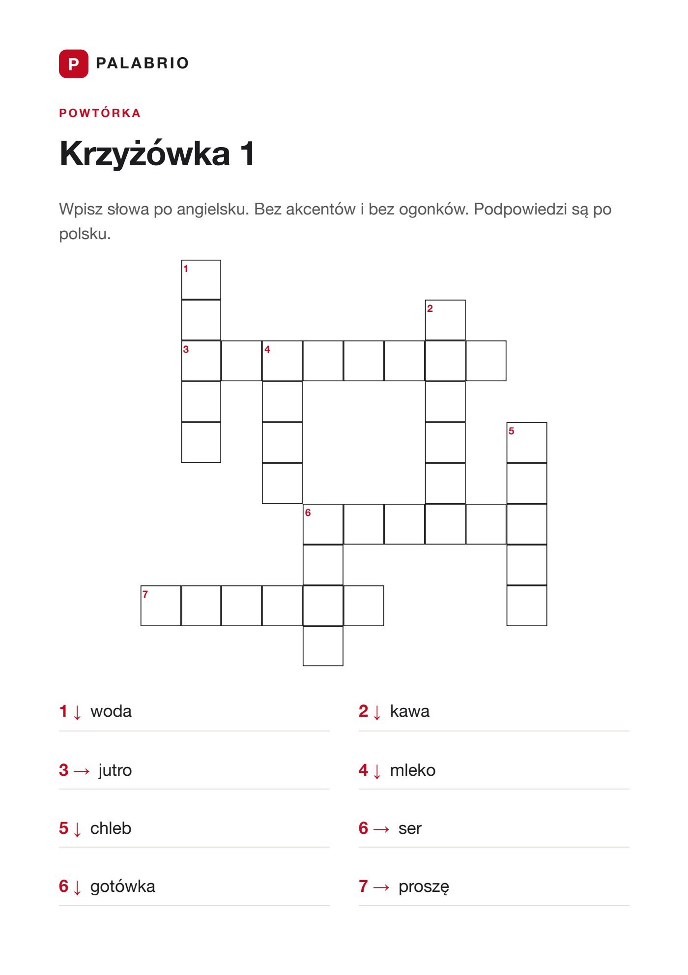 Krzyżówka