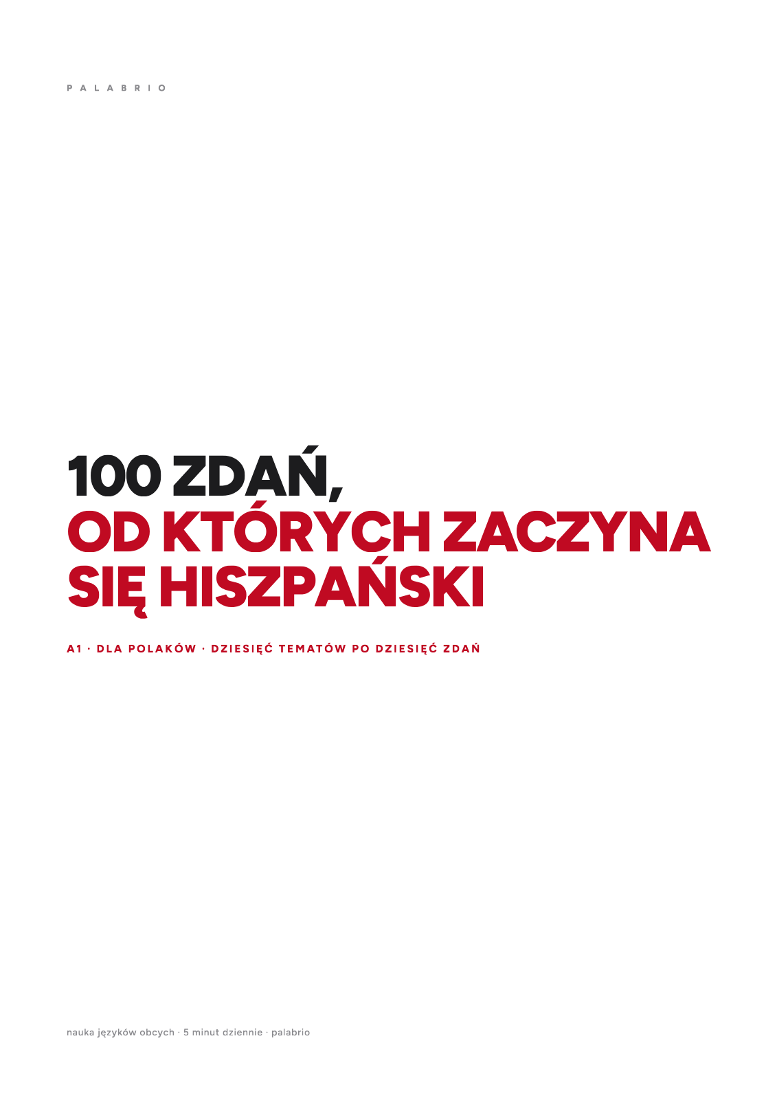 Pierwsza strona darmowego PDF: 100 zdań