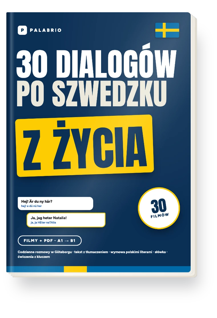Okładka: 30 dialogów po szwedzku